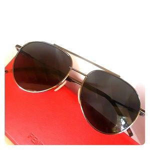 Fendi polarized aviators sunglasses